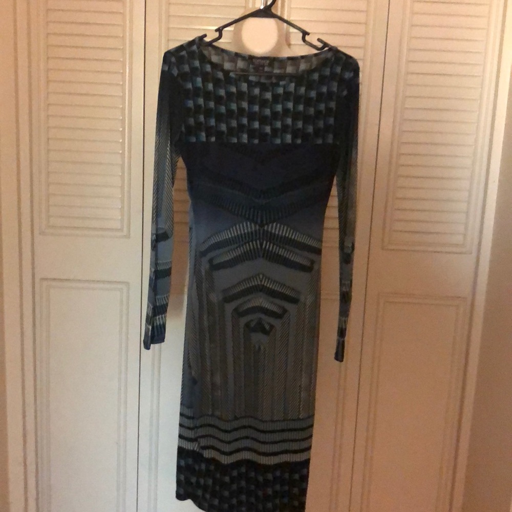 Top  Shop form fitting bellow the knee dress